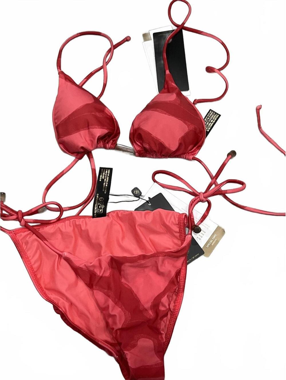Vix Paula Hermanny Iggy Tri Top & Enigma Side Tie Hipster Bikini Bottom in Set - Picture 4 of 8